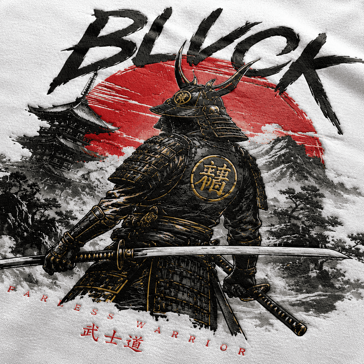 NEKHA — blvck samurai print